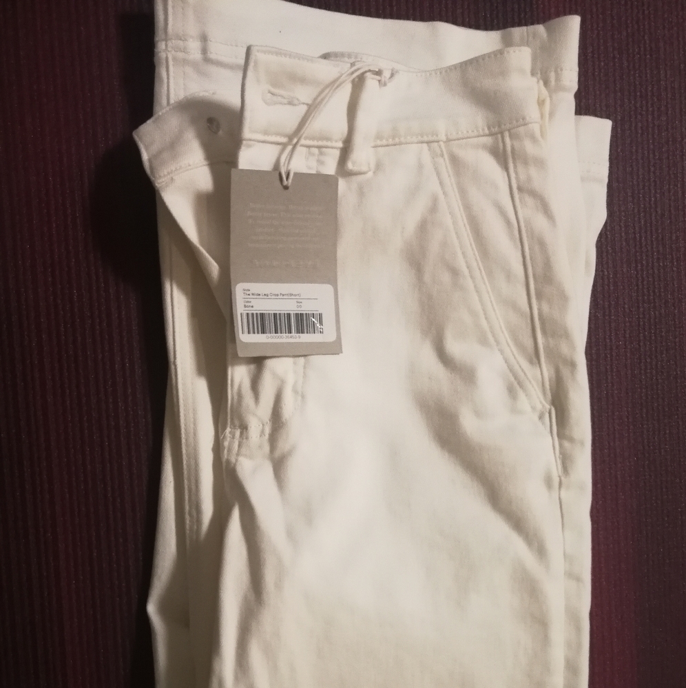 Everlane wide leg crop pant